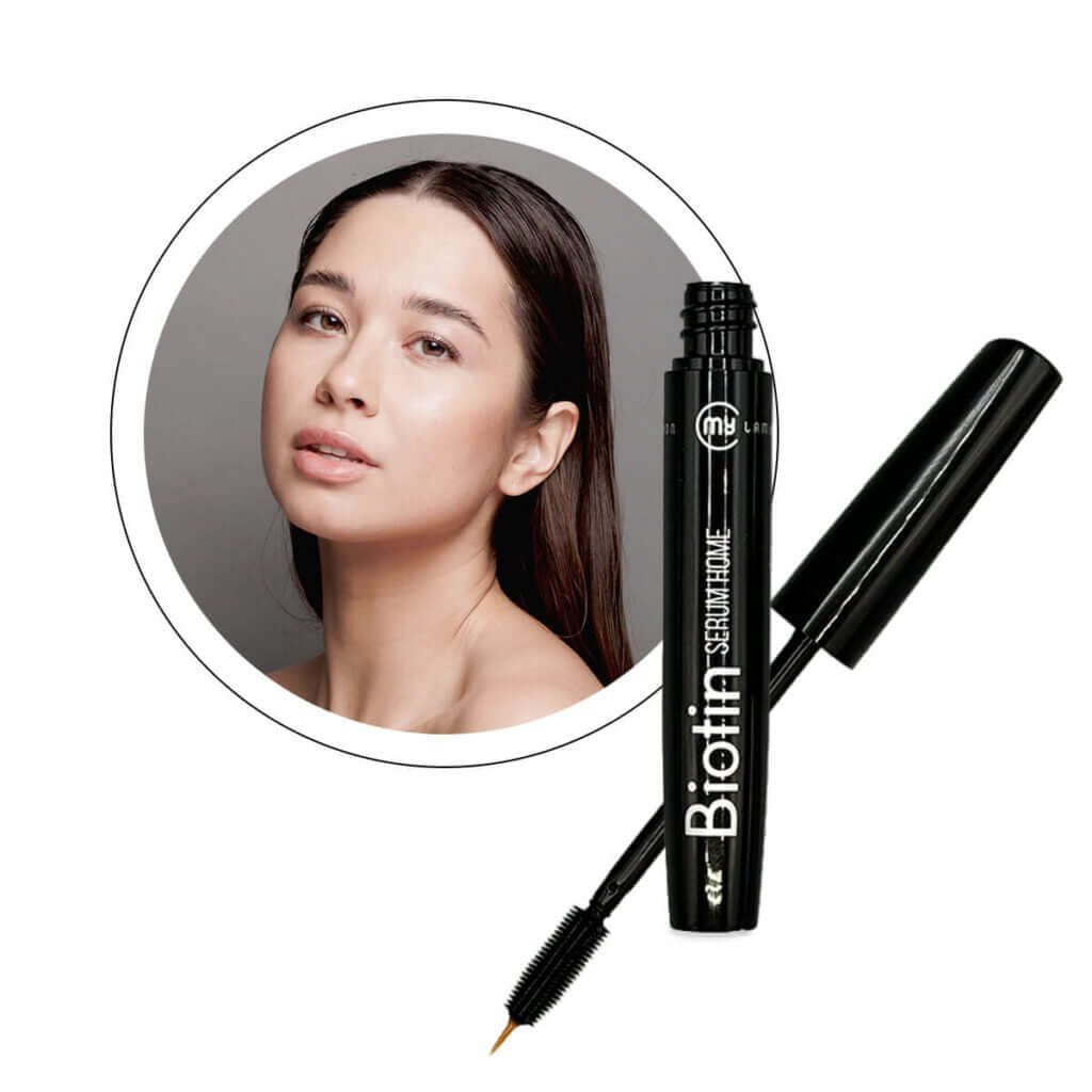 Biotin serum home soin fortifiant cils et sourcils