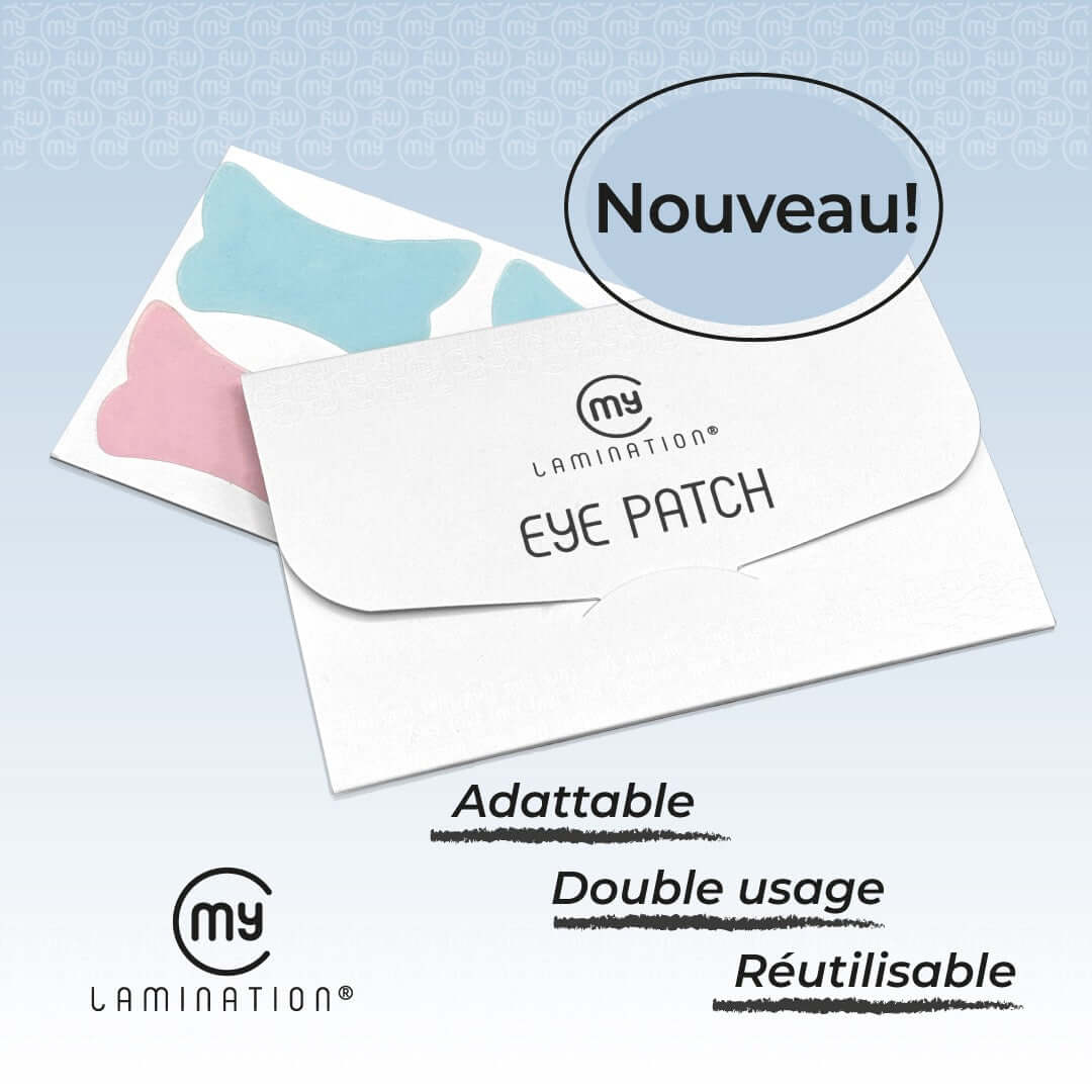 Eye patch silicone reutilisable pour extension de cils