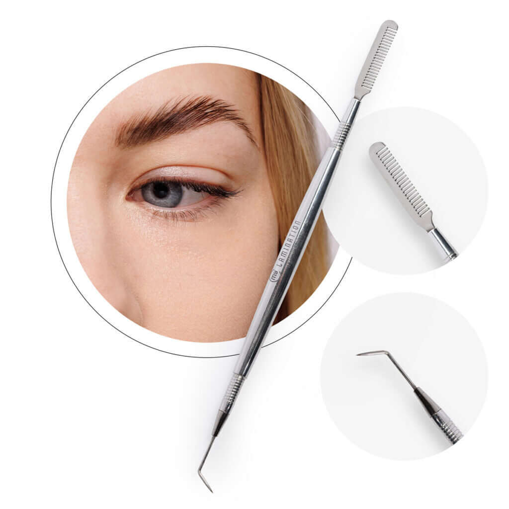 Outil application rehaussement de cils institut beaute